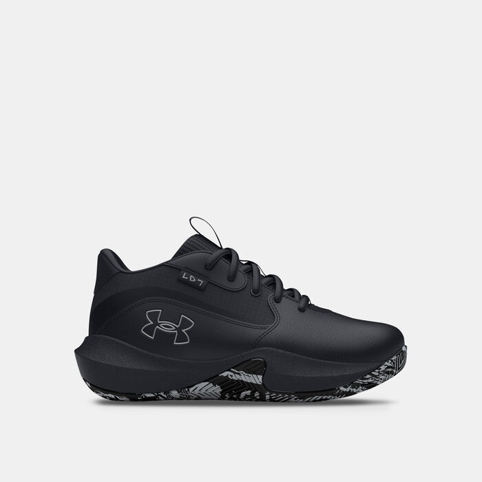 Under Armour Kids' Lockdown 7 Basketball Shoes Black image number 0