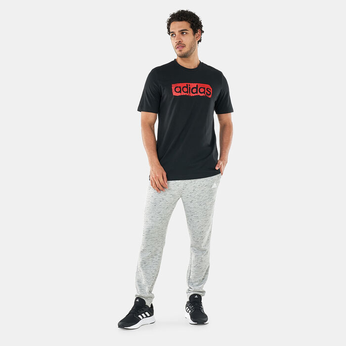 adidas Men's Brushstroke T-Shirt Black adidas Men's Brushstroke T-Shirt Black image number 2