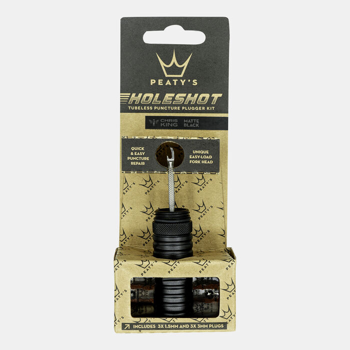 Peaty’s Holeshot Tubeless Puncture Kit Black Peaty’s Holeshot Tubeless Puncture Kit Black image number 1
