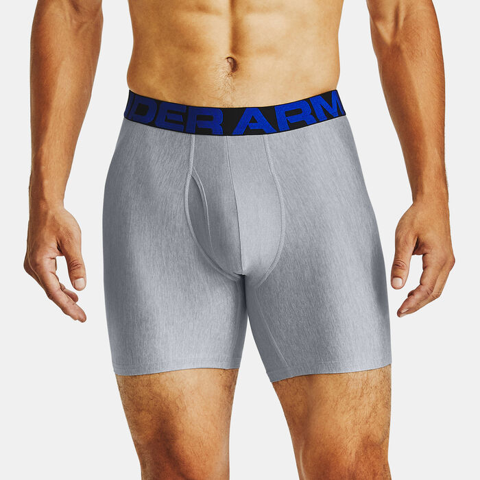 Under Armour Men's UA Tech™ 6 inch Boxerjock® (2 Pack) Blue Under Armour Men's UA Tech™ 6 inch Boxerjock® (2 Pack) Blue image number 0