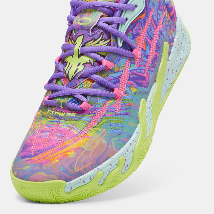 PUMA Men's MB.03 Basketball Shoes Purple image number 4