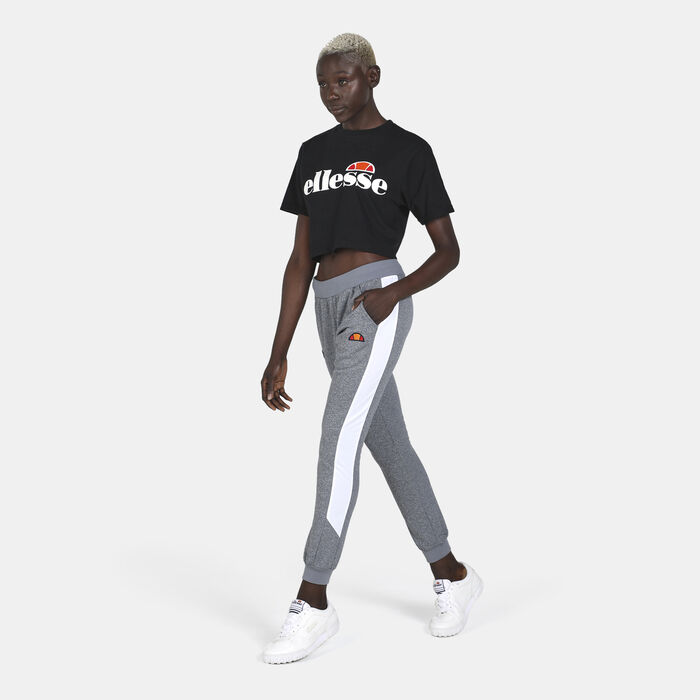 ellesse Women's Alberta Crop Top Black ellesse Women's Alberta Crop Top Black image number 2