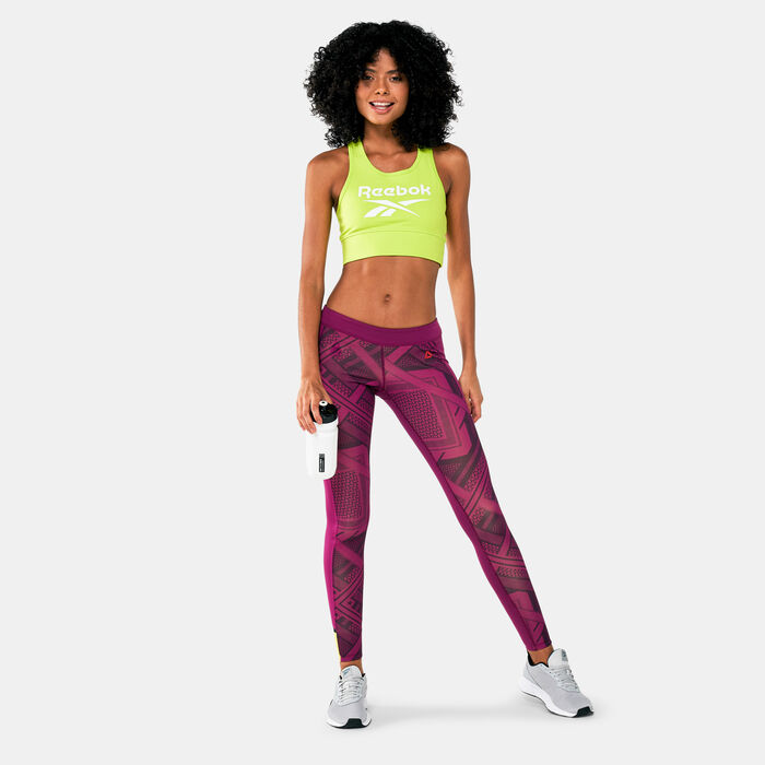 Reebok Women's Identity Sports Bra yellow Reebok Women's Identity Sports Bra yellow image number 2