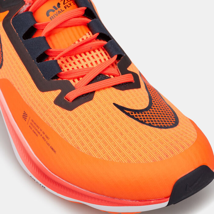 Nike Men's Air Zoom Rival Fly 3 Road Racing Shoe Orange Nike Men's Air Zoom Rival Fly 3 Road Racing Shoe Orange image number 5