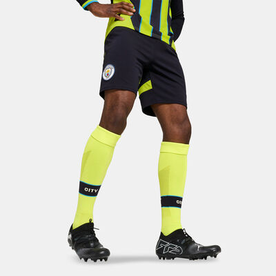 PUMA Men's Manchester City 24/25 Home Replica Football Shorts Blue PUMA Men's Manchester City 24/25 Home Replica Football Shorts Blue