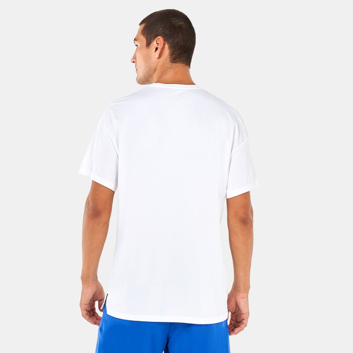 Nike Men's Pro Dri-FIT Graphic T-Shirt White Nike Men's Pro Dri-FIT Graphic T-Shirt White image number 1