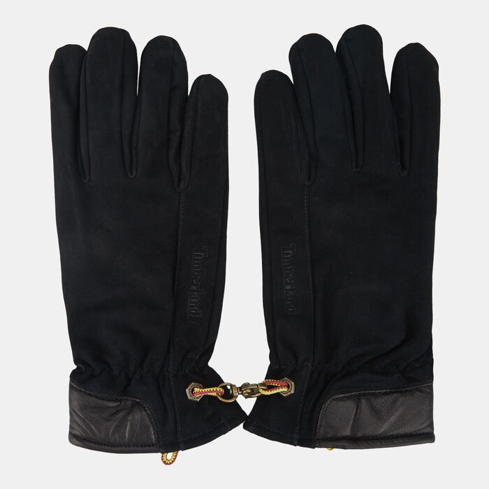 Timberland Men's Nubuck With Touch Tips Gloves Black Timberland Men's Nubuck With Touch Tips Gloves Black image number 0