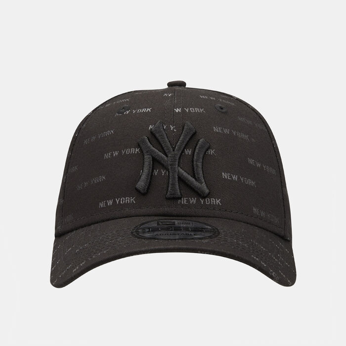 New Era Men's New York Yankees Monogram 9FORTY Adjustable Cap Black image number 0