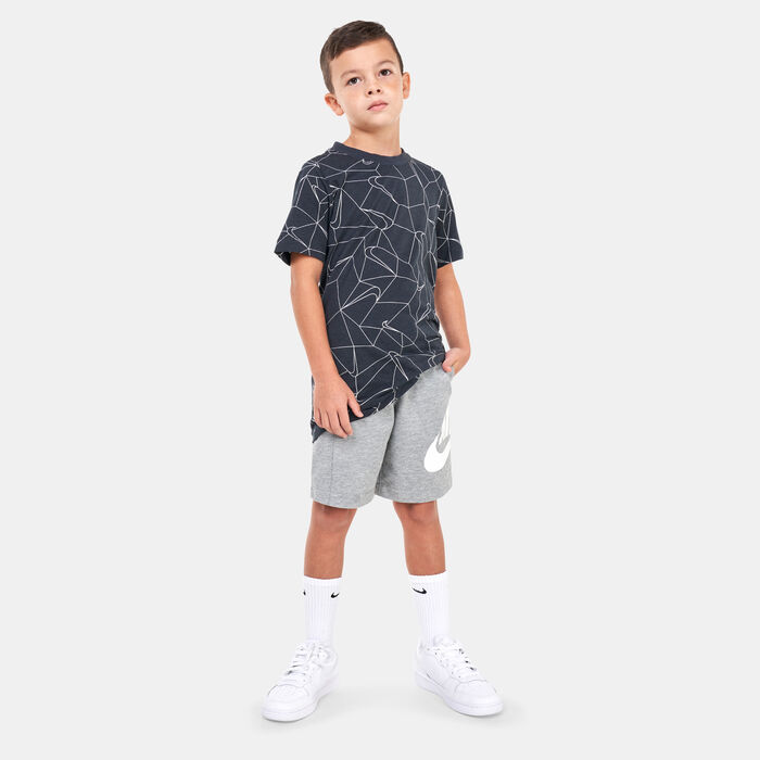 Nike Kids' Sportswear Winterized T-Shirt (Older Kids) Black image number 2