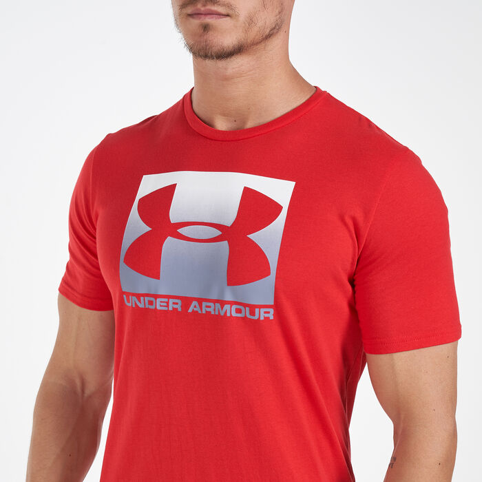 Under Armour Boxed Sportstyle T-Shirt Red Under Armour Boxed Sportstyle T-Shirt Red image number 3