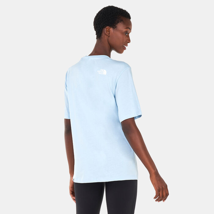 The North Face Women's Bf Simple Dome T-Shirt Blue The North Face Women's Bf Simple Dome T-Shirt Blue image number 1