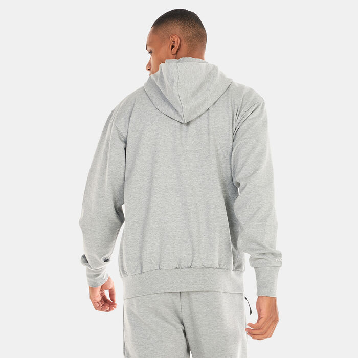 Nike Men's Dri-FIT Standard Issue Full-Zip Hoodie Grey Nike Men's Dri-FIT Standard Issue Full-Zip Hoodie Grey image number 1