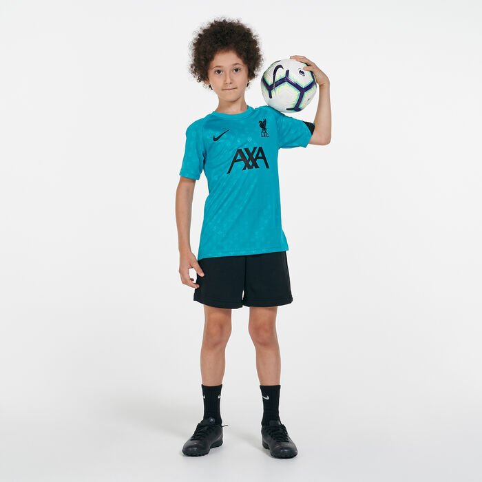 Nike Kids' Liverpool F.C. Dri-FIT T-Shirt Green Nike Kids' Liverpool F.C. Dri-FIT T-Shirt Green image number 2