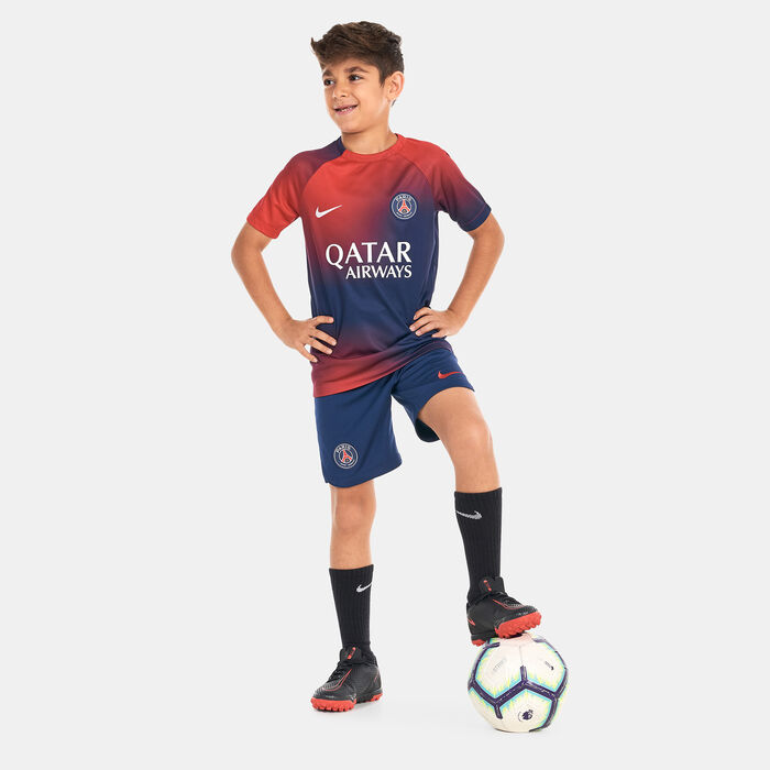 Nike Kids' Dri-FIT Paris Saint-Germant Stadium Shorts - 2022/23 Blue Nike Kids' Dri-FIT Paris Saint-Germant Stadium Shorts - 2022/23 Blue image number 2