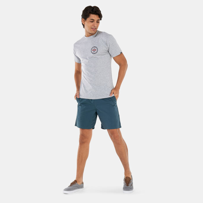 Vans Men's Logo Check T-Shirt Grey Vans Men's Logo Check T-Shirt Grey image number 2
