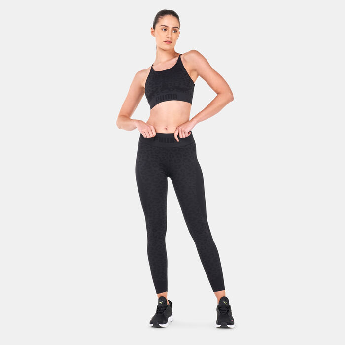 PUMA Women's FormKnit Seamless High-Waist 7/8 Leggings Black image number 2
