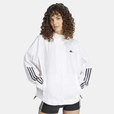 adidas Women's WIND.RDY Hyperglam Windbreaker Jacket White