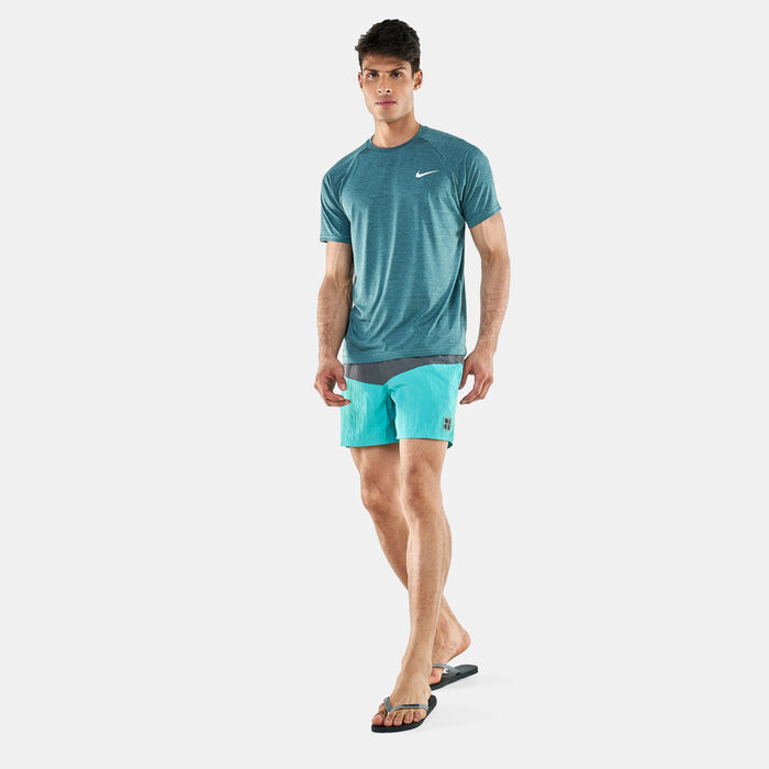 Nike Swim Men's Converge Icon 5-Inch Volley Swimming Shorts Green image number 2