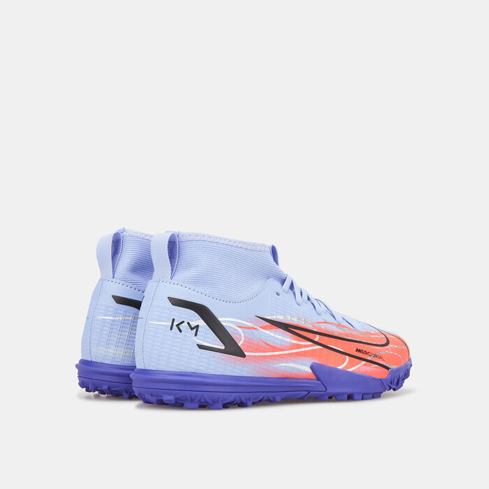 Nike Kids' Mercurial Superfly 8 Academy Turf Ground Football Shoe Purple image number 2