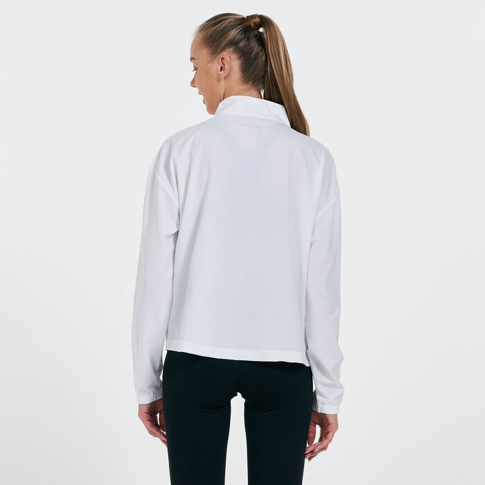 Nike Women's Pro Cover-Up Top White Nike Women's Pro Cover-Up Top White image number 1
