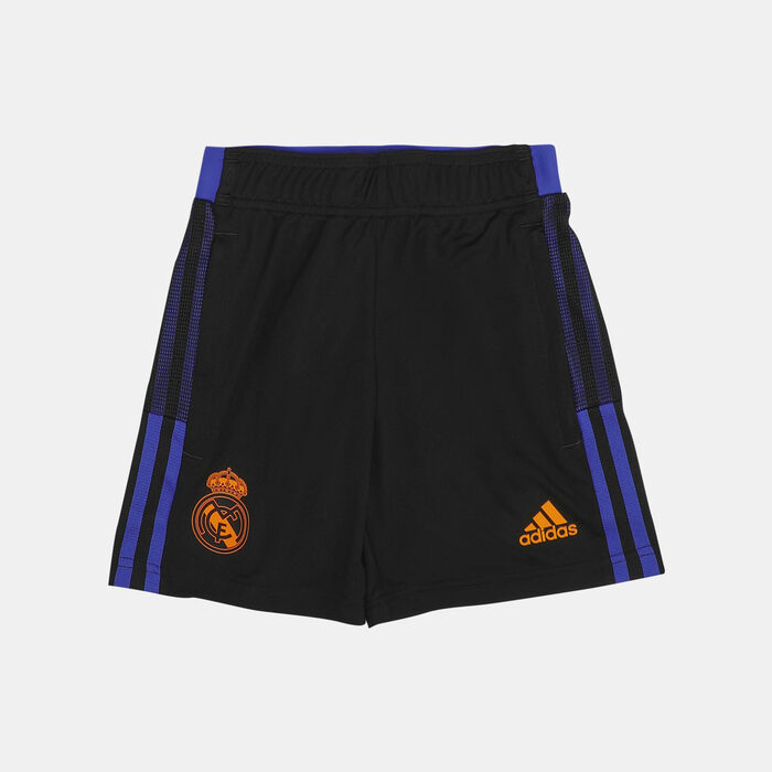 adidas Kids' Real Madrid F.C. Training Shorts Black adidas Kids' Real Madrid F.C. Training Shorts Black image number 0