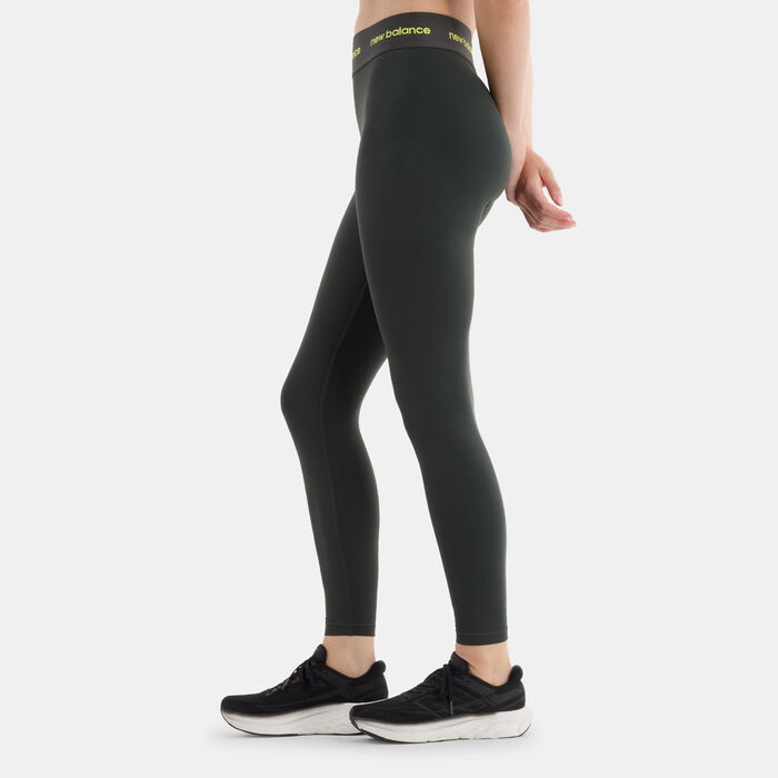 New Balance Women's Sleek Sports Leggings Black New Balance Women's Sleek Sports Leggings Black image number 2