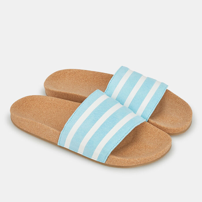 adidas Women's Adilette Slides Brown image number 0