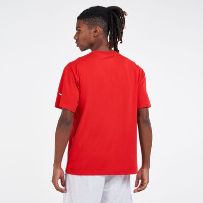 Nike Men's Chicago Bulls Courtside T-Shirt Red Nike Men's Chicago Bulls Courtside T-Shirt Red