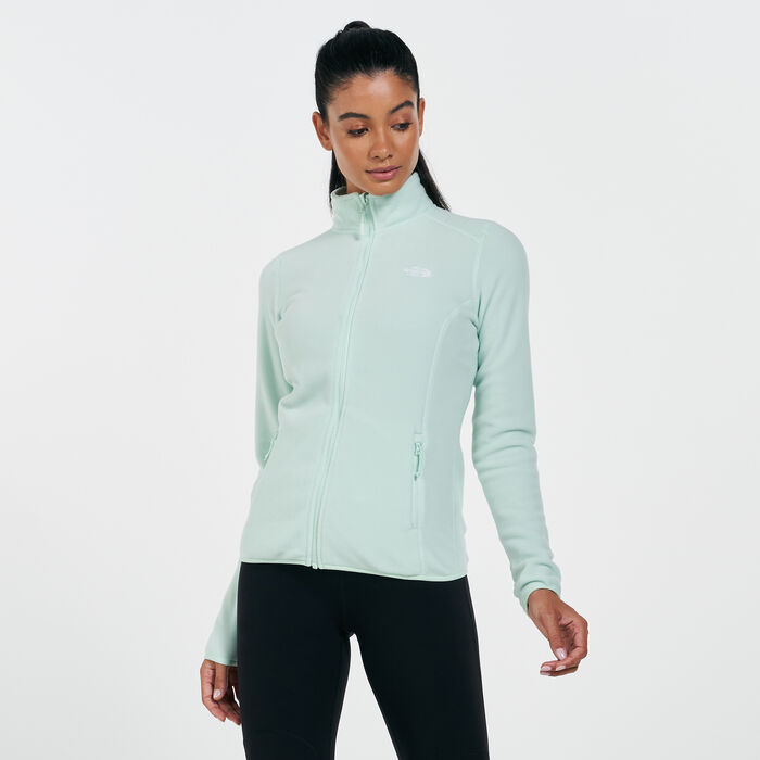 The North Face Women's 100 Glacier Fleece Jacket Green The North Face Women's 100 Glacier Fleece Jacket Green image number 0