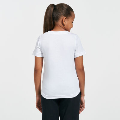 adidas Kids' Tropical Sports Graphic T-Shirt White
