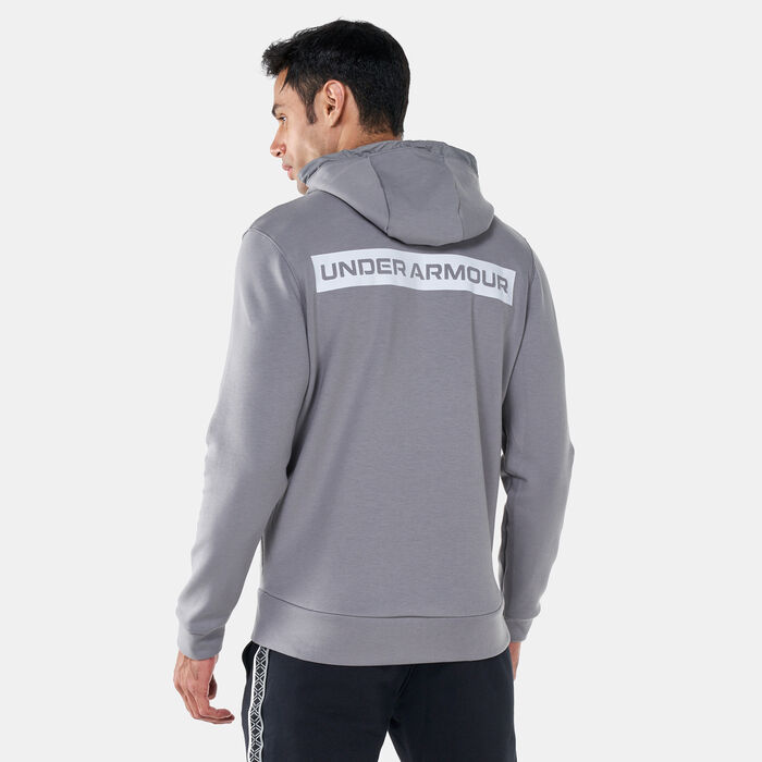 Under Armour Men's UA Summit Knit Full-Zip Hoodie Grey Under Armour Men's UA Summit Knit Full-Zip Hoodie Grey image number 1
