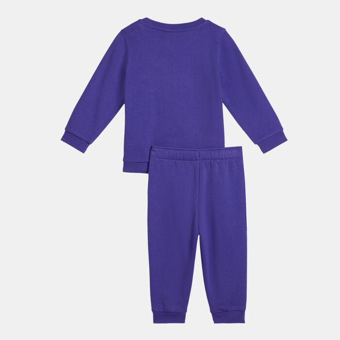 PUMA Kids' Essentials Minicats Sweatshirt and Sweatpants Set Blue image number 1