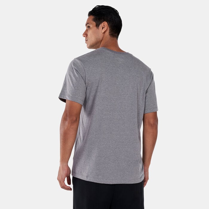 Jordan Men's Air Wordmark T-Shirt Grey Jordan Men's Air Wordmark T-Shirt Grey image number 1