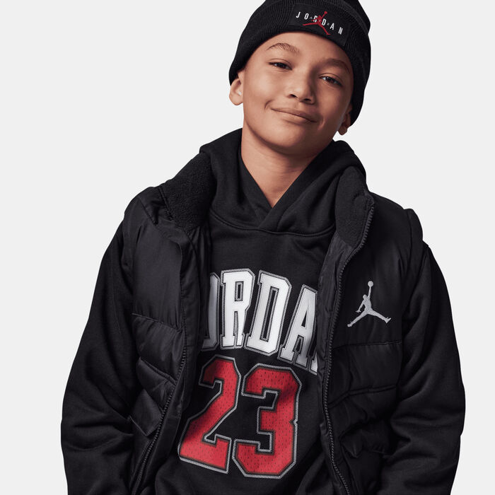 Jordan Kids' Fleece Hoodie Black image number 3