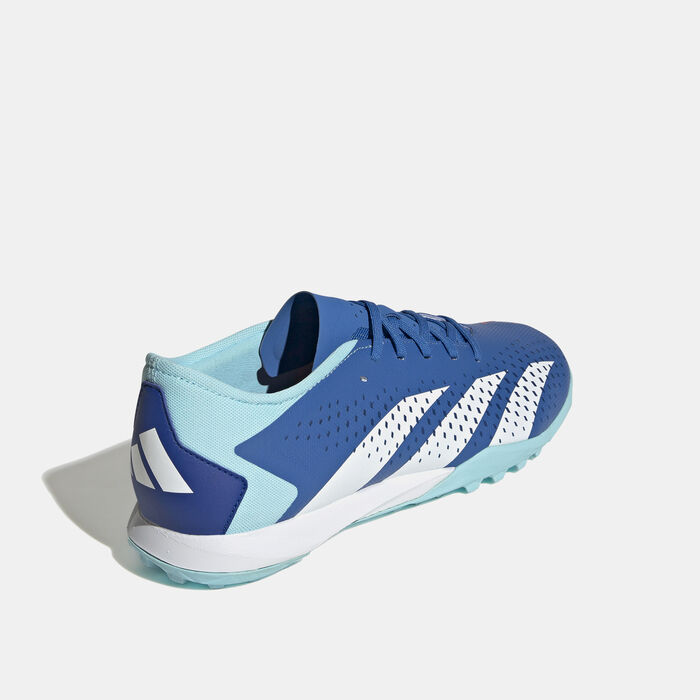adidas Men's Predator Accuracy.3 Low Turf Ground Football Shoe Blue image number 2