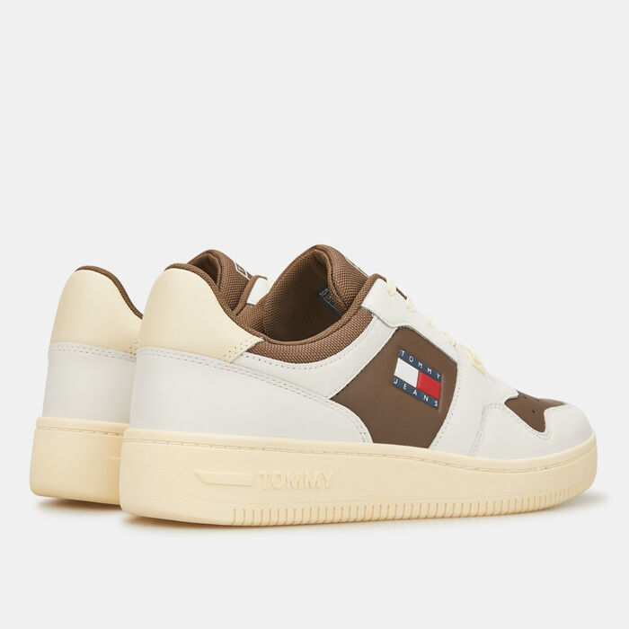 Tommy Hilfiger Men's Colour-Block Basketball Shoe Beige Tommy Hilfiger Men's Colour-Block Basketball Shoe Beige image number 2