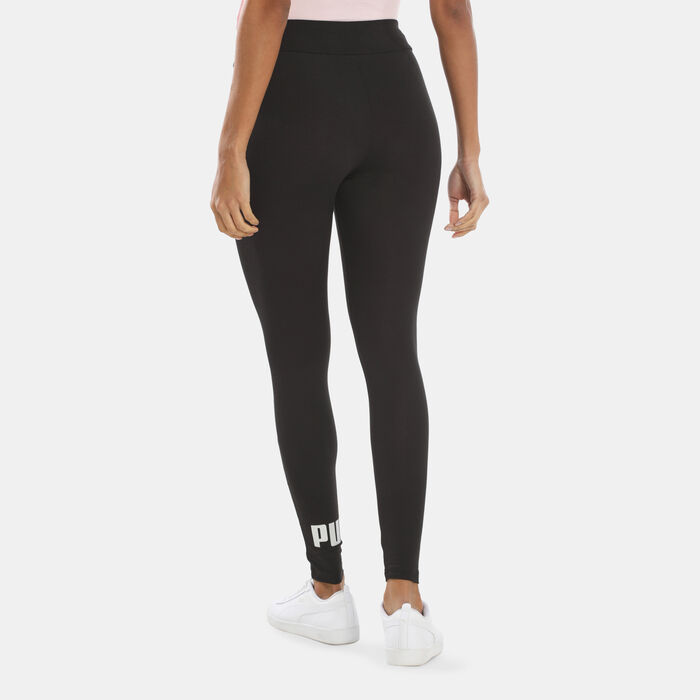 PUMA Women's Essentials+ Metallic Leggings Black PUMA Women's Essentials+ Metallic Leggings Black image number 1