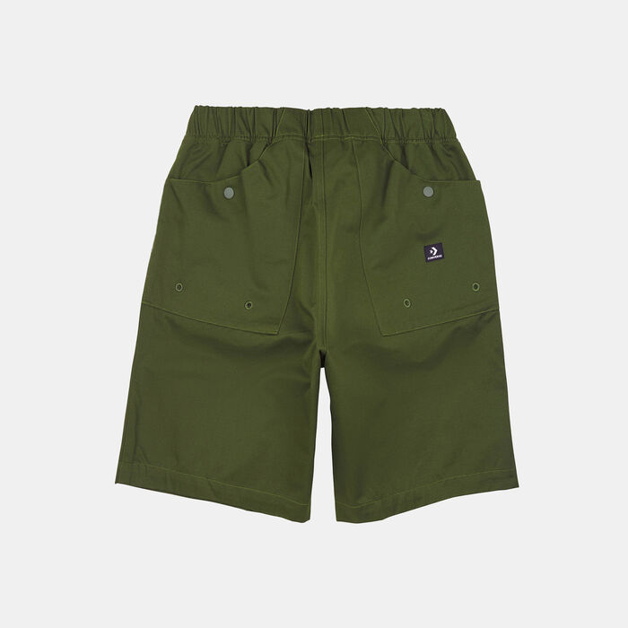 Converse Men's Elevated Lightweight Cargo Shorts Green Converse Men's Elevated Lightweight Cargo Shorts Green image number 1