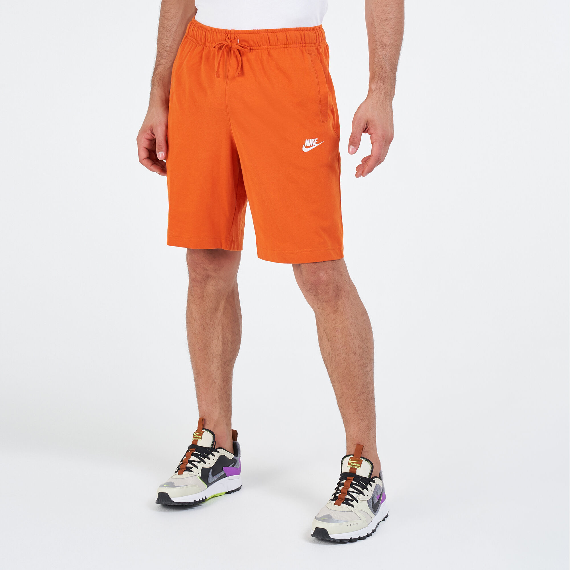 Men s Sportswear Club Jersey Shorts Orange Nike in Qatar SSS