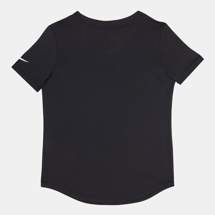 Nike Kids' Dri-FIT Scoop SE+ T-Shirt Black Nike Kids' Dri-FIT Scoop SE+ T-Shirt Black image number 1