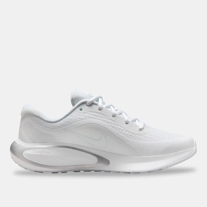 Nike Women's Journey Run Road Running Shoes White Nike Women's Journey Run Road Running Shoes White image number 2