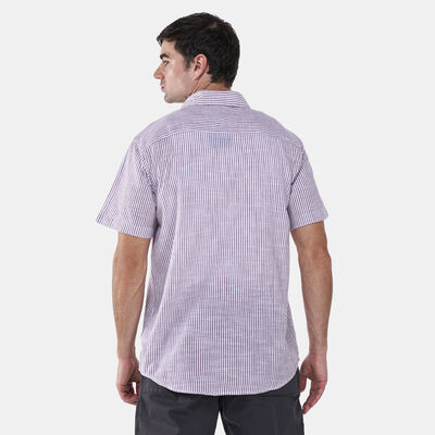 Columbia Men's Under Exposure™ Yarn Dye Short Sleeved Shirt Red Columbia Men's Under Exposure™ Yarn Dye Short Sleeved Shirt Red