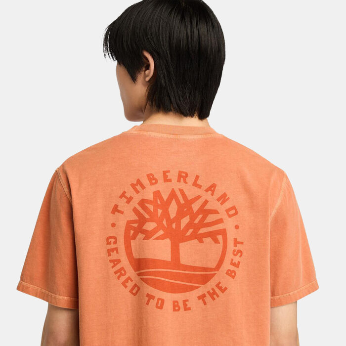 Timberland Men's Merrymack River Graphic T-Shirt Orange image number 3