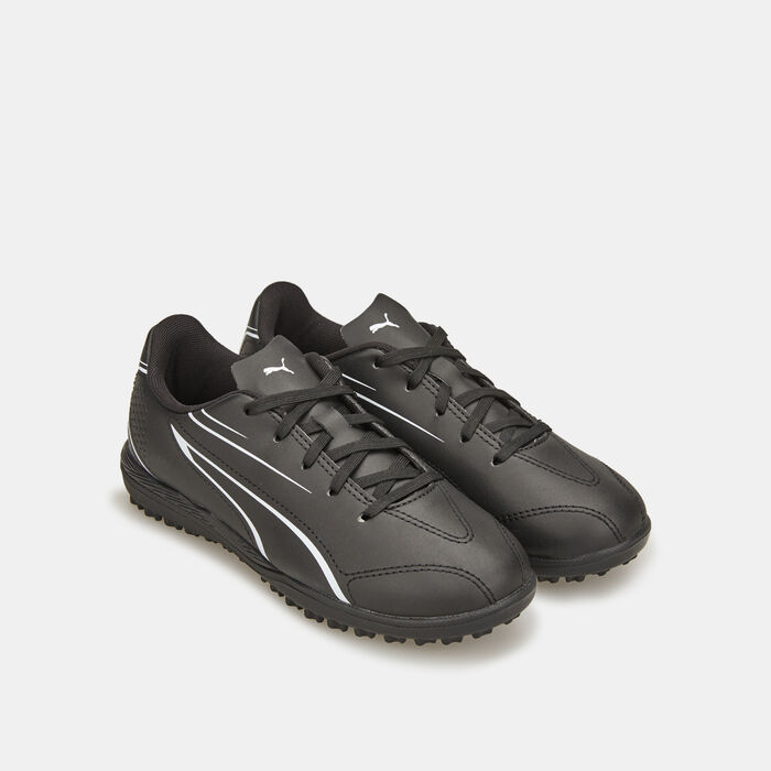 PUMA Kids' Vitoria Turf-Ground Football Shoes (Older Kids) Black PUMA Kids' Vitoria Turf-Ground Football Shoes (Older Kids) Black image number 1