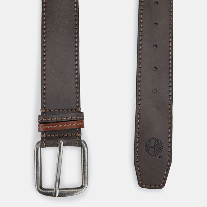 Timberland Men's Contrast Stitch Belt Black Timberland Men's Contrast Stitch Belt Black image number 1