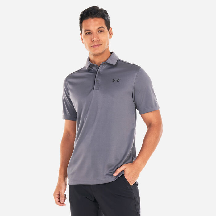 Under Armour Men's Under Armour™ Tech Polo Shirt Grey Under Armour Men's Under Armour™ Tech Polo Shirt Grey image number 0