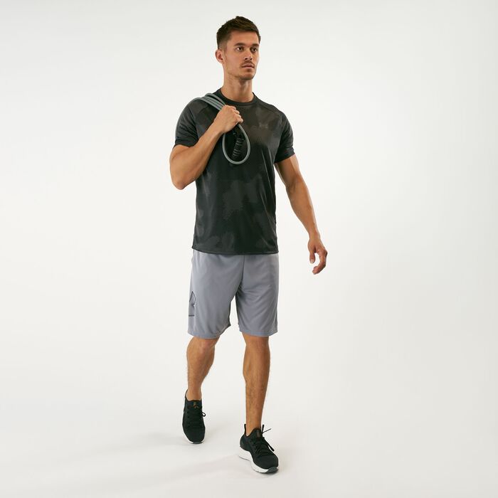 Under Armour Men's UA Tech™ Graphic Shorts Mettalic image number 2