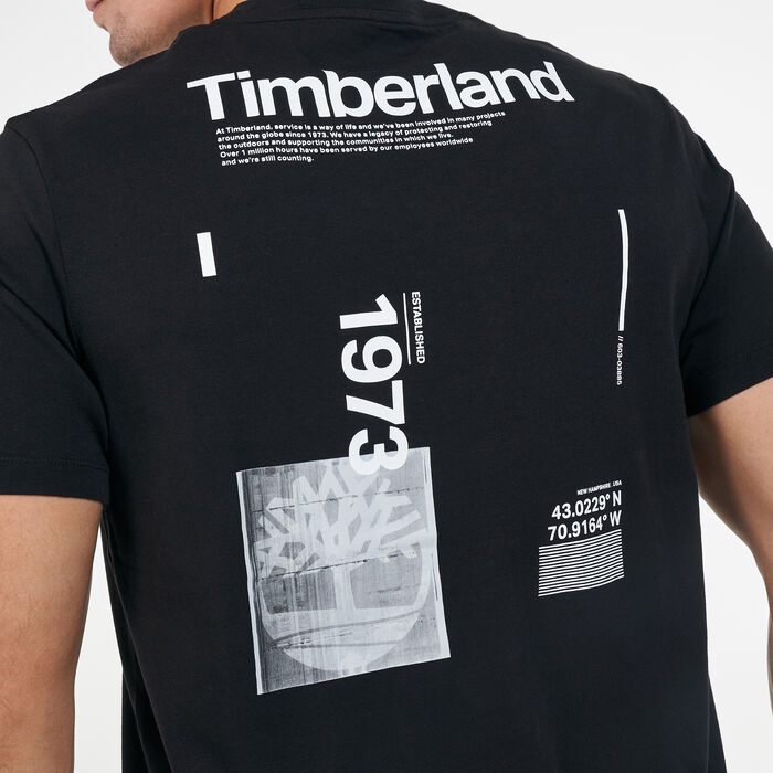 Timberland Men's Kennebec 1973 Graphic T-Shirt Black Timberland Men's Kennebec 1973 Graphic T-Shirt Black image number 3