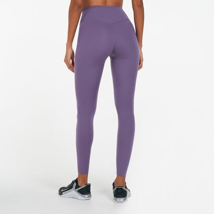 Nike Women's One Luxe Leggings Purple Nike Women's One Luxe Leggings Purple image number 1
