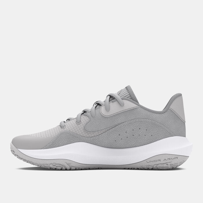 Under Armour Lockdown 7 Low Basketball Shoes Grey Under Armour Lockdown 7 Low Basketball Shoes Grey image number 2